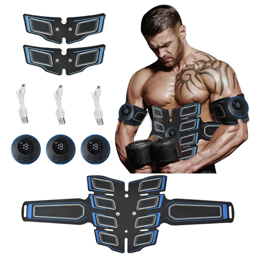 OREADEX USB Rechargeable Abdominal Muscle Trainer Belt