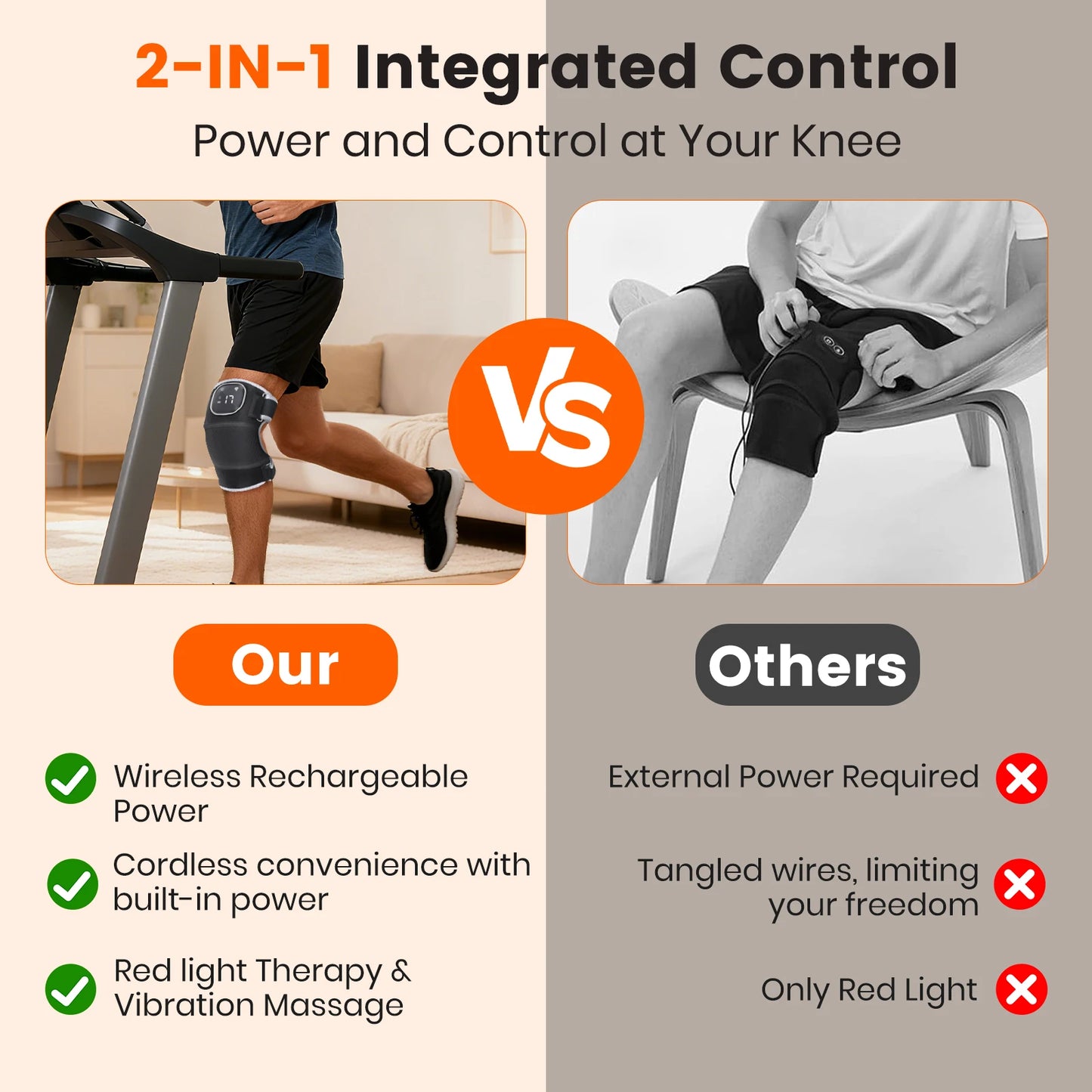 Rechargeable Knee Massager