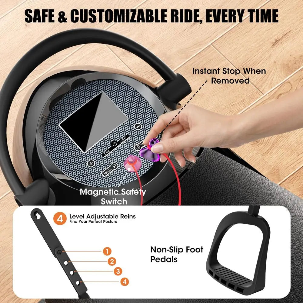 YTYIN 3D Riding Machine Electric Simulator 20Speed With Touch Display
