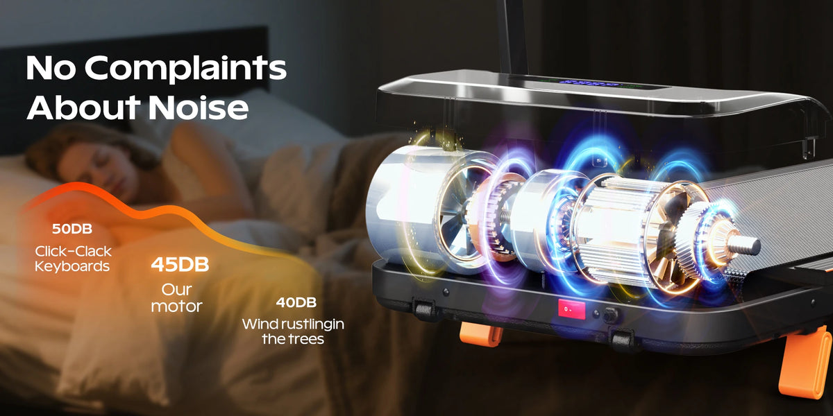 AIRHOT Folding Incline Treadmill With Handrail And LED Display