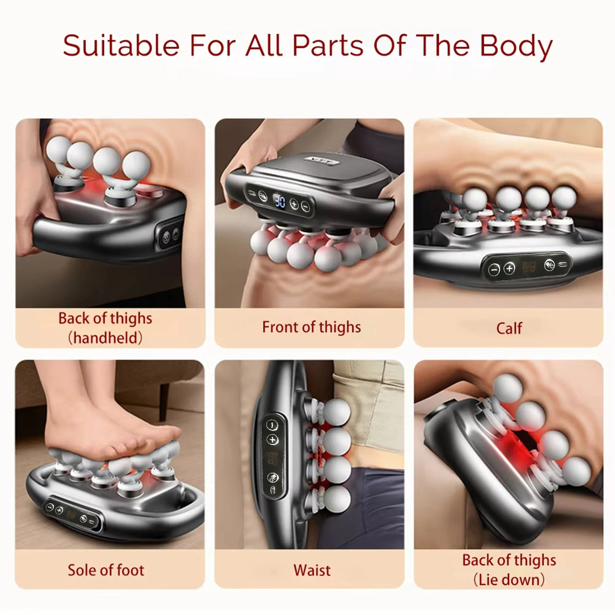 FODRK Deep Tissue Massage Gun for Muscle Recovery and Relaxation