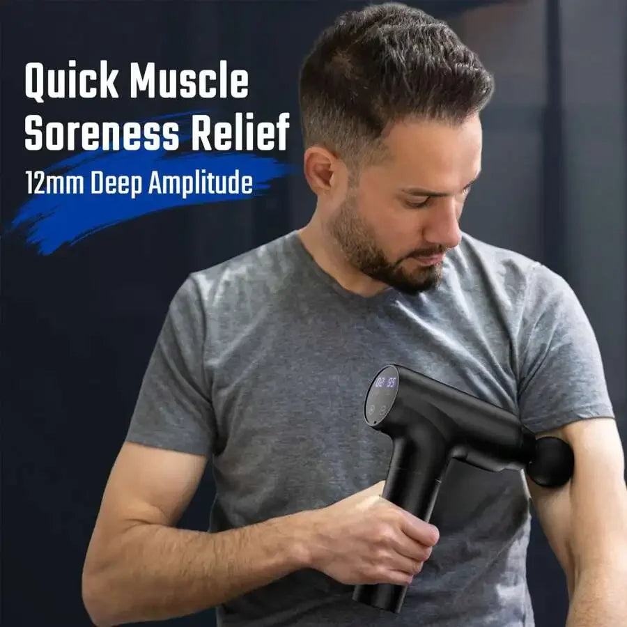 Muscle Massage Gun Deep Tissue Back Massager 20 Speeds