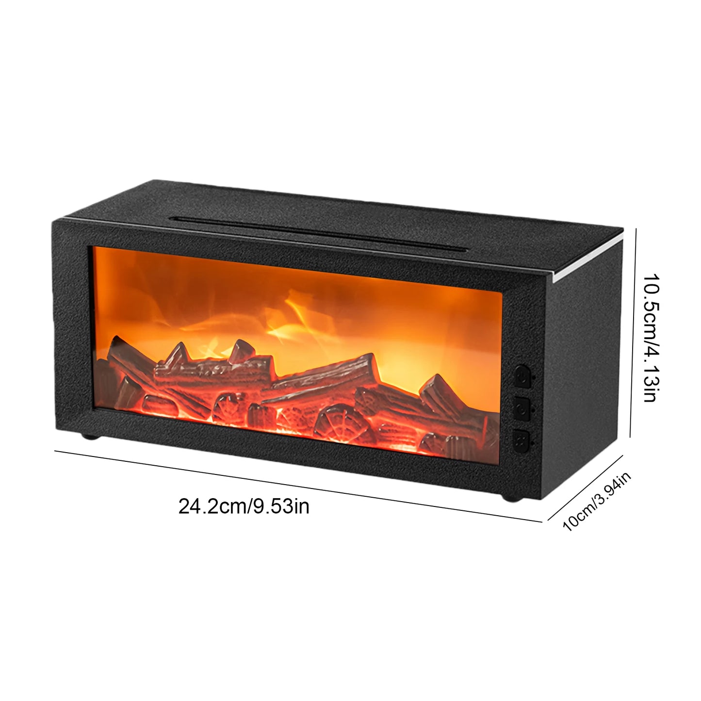 Flame Air Diffuser Humidifier And Aromatherapy Diffuser For Bedroom