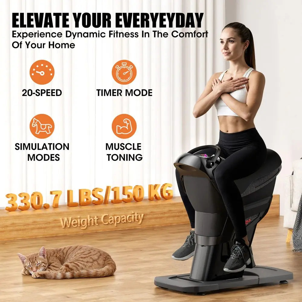 YTYIN 3D Riding Machine Electric Simulator 20Speed With Touch Display