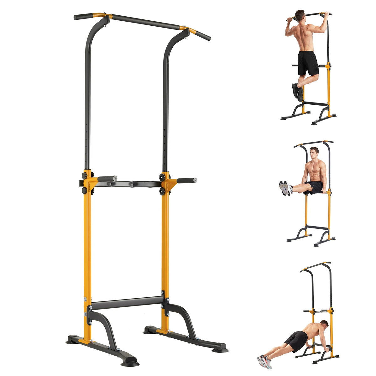 Multifunction Power Tower Pull Up Dip Station For Home Gym