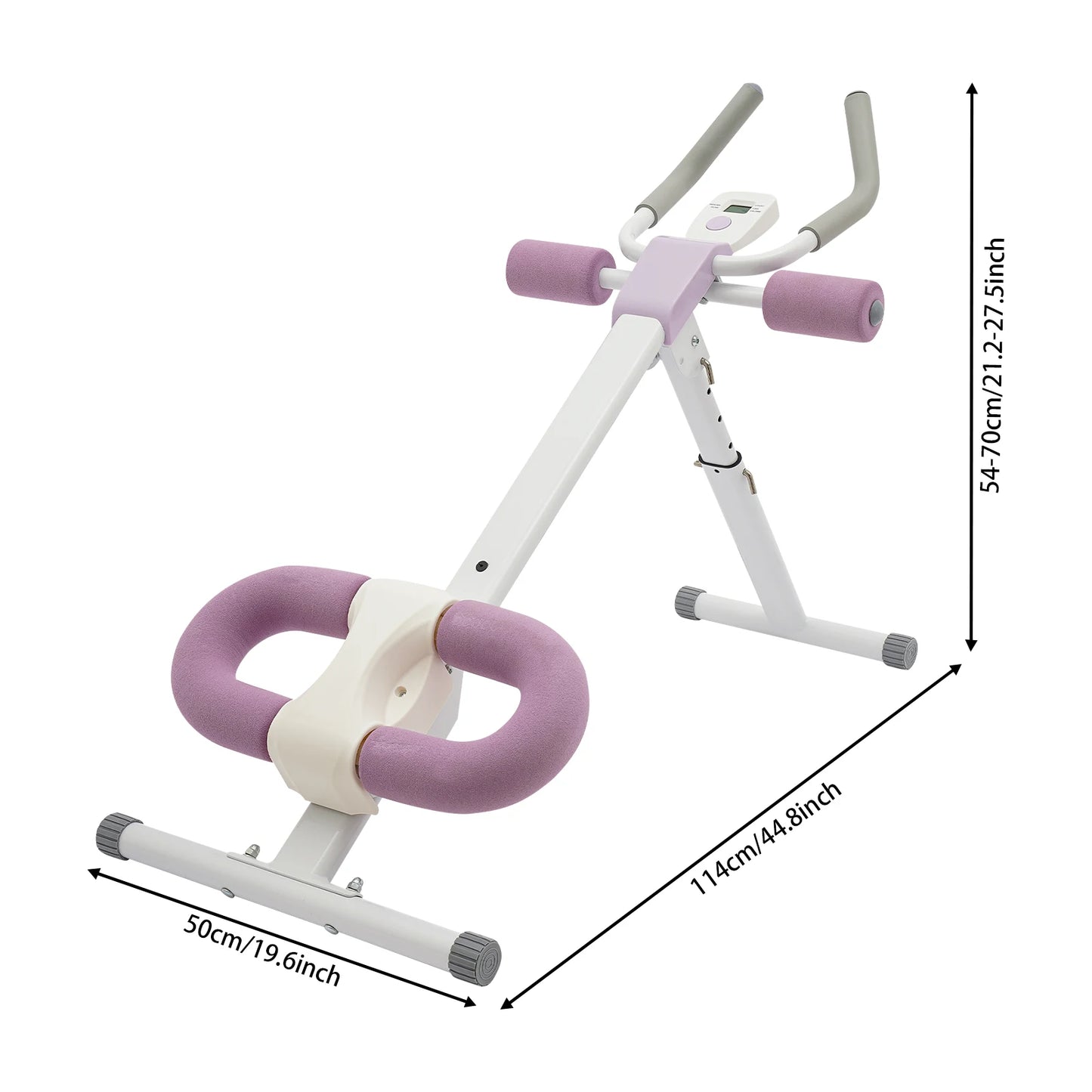 Foldable Abdominal Trainer Machine With Two Level Incline