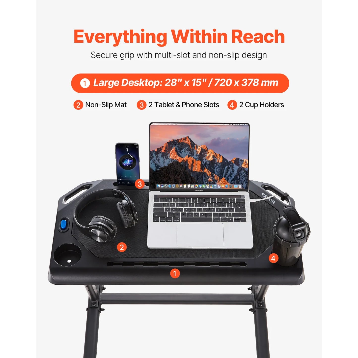 Cycling Desk Folding Fitness Station for Home Office