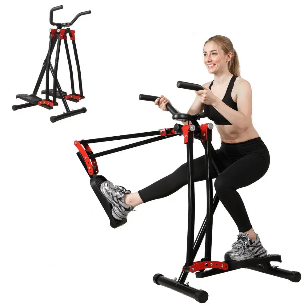 Foldable Elliptical Air Walker Cross Trainer With LCD Monitor