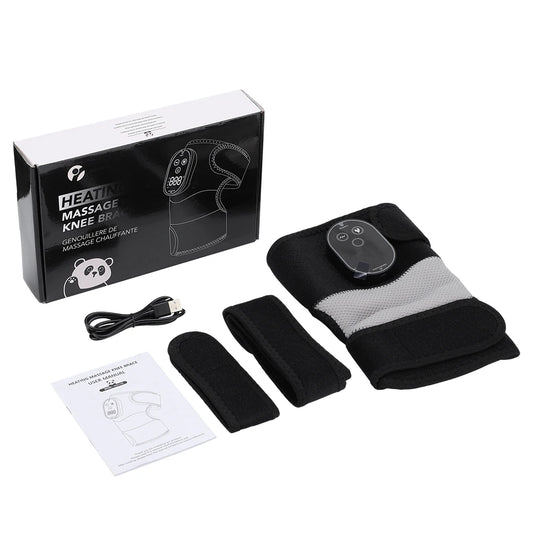 Charging 3-In-1 Cordless Heating Knee Massage Wrap With Six-Level Therapeutic-Heat
