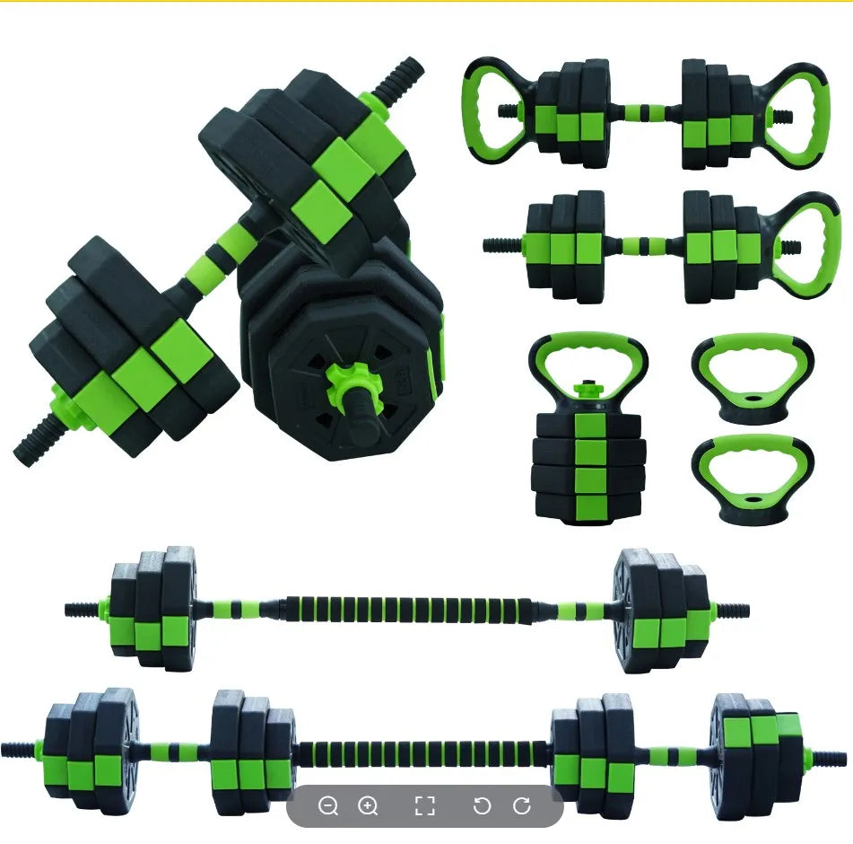 HiMISS Four In One Adjustable Kettlebell Dumbbell Set Home Gym