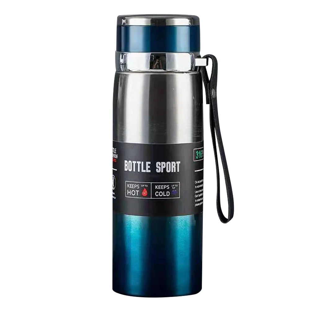 Alloet Vacuum Insulated Stainless Steel Thermal Bottle With Handle