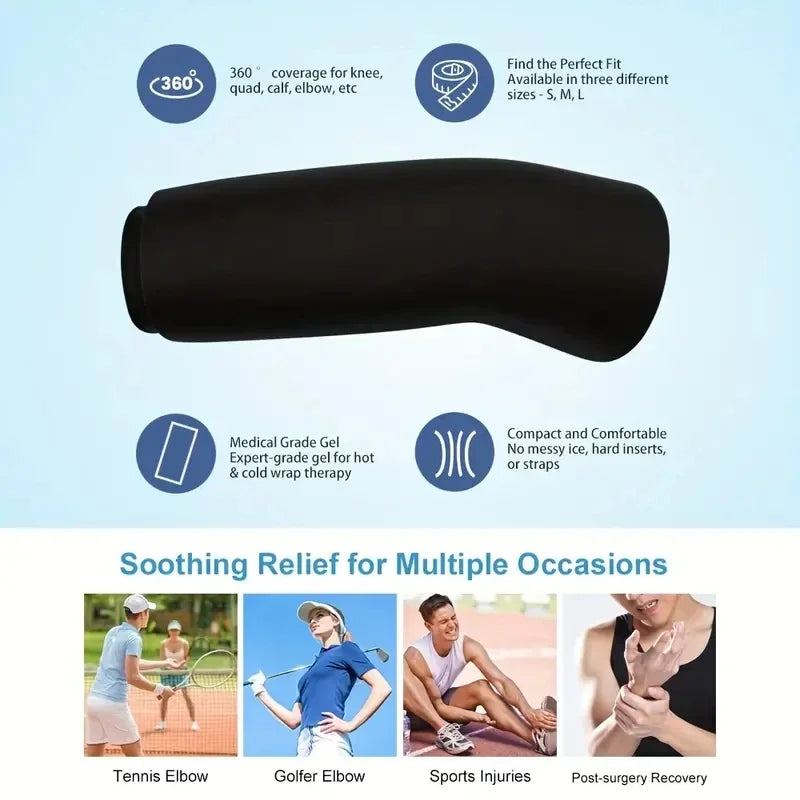 High-concerned Chemical Flexible Hot Cold Therapy Ice Pack Sleeve InjuriesAndRecovery