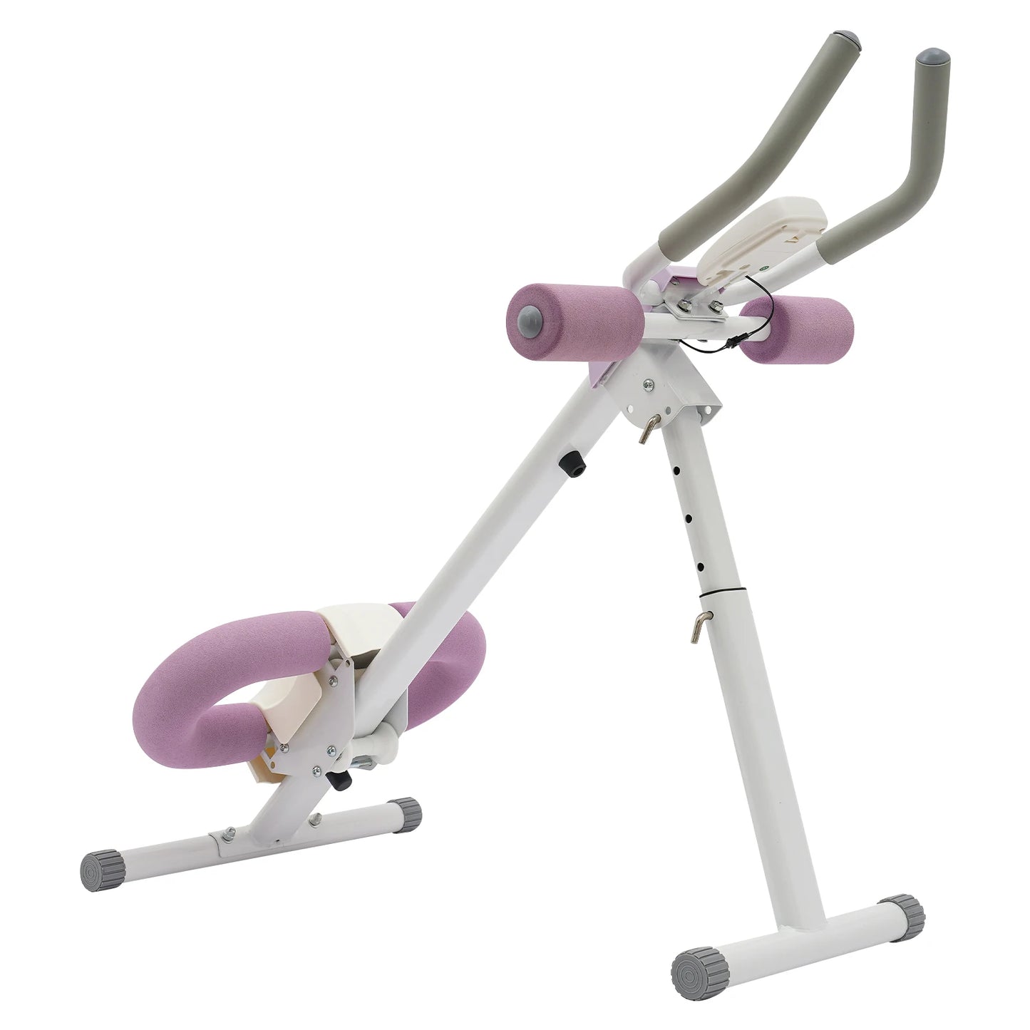 Foldable Abdominal Trainer Machine With Two Level Incline