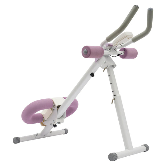 Foldable Abdominal Trainer Machine With Two Level Incline