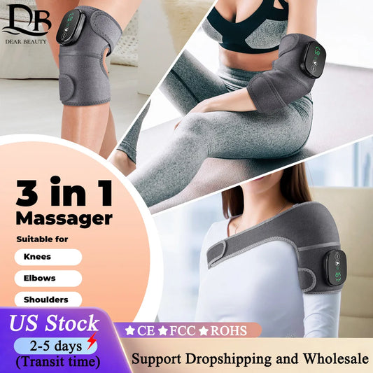 DearBeauty Electric Leg And Joint Massager With Heating Pad