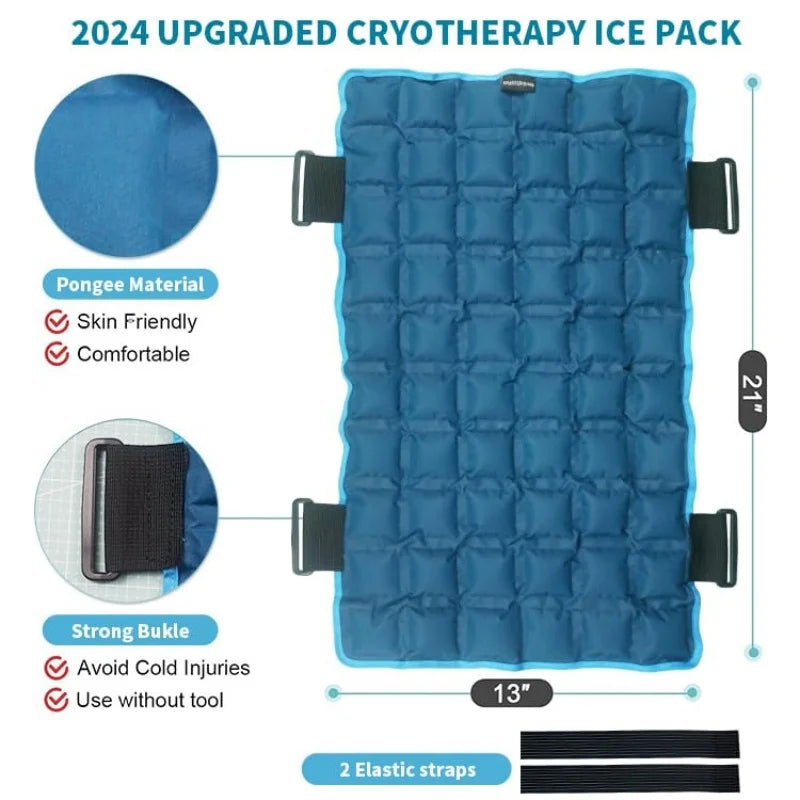 YOSYO SelfAbsorbing WaterIce KneeBracePadSupport Therapeutic HotColdTherapy ReliefWrap