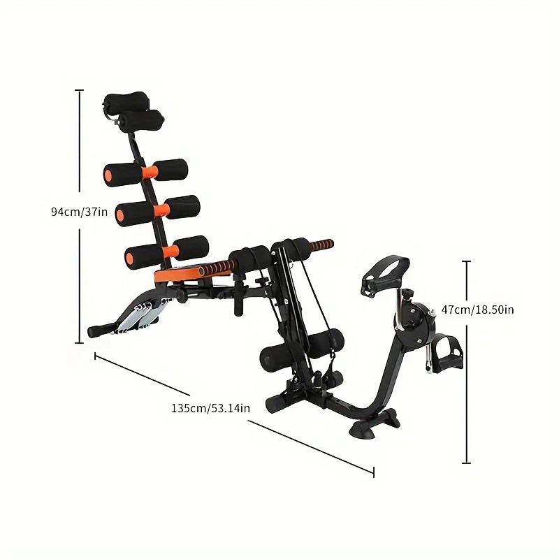 KBQ Foldable Abdominal Exercise Bench Situps Core Trainer
