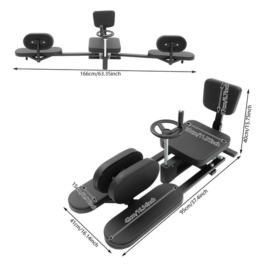 Adjustable Leg Stretcher Machine, Heavy Duty Split Trainer For Fitness