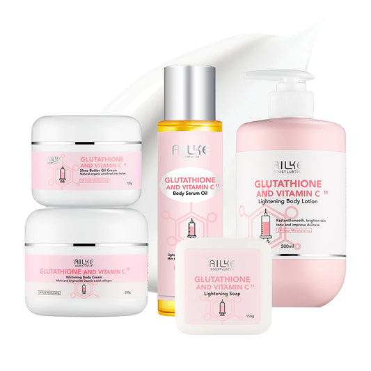 AILKE Whitening SkinCareKit Glutathione Vitamin C RadianceEnhancement HydrationOptimization