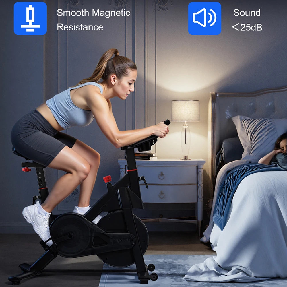 Superun 32-Level Magnetic Resistance Exercise Bike for Home Use