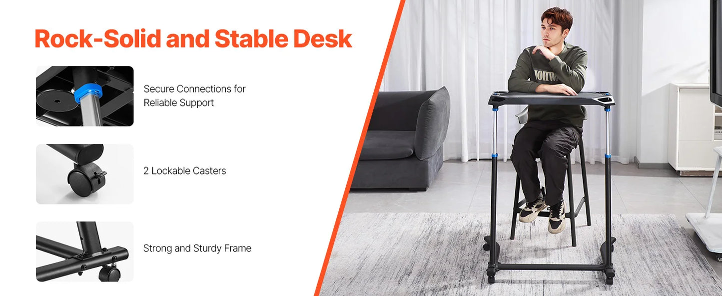 Cycling Desk Folding Fitness Station for Home Office