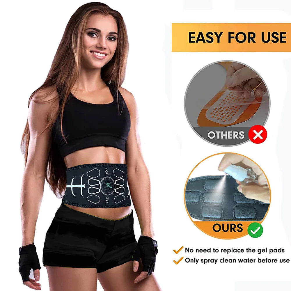 Brangdy Abdominal Toning Belt EMS Muscle Stimulator