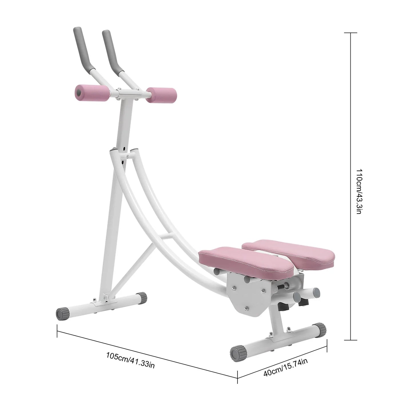 Ab Trainer Machine With LED Display And Foldable Core Trainer