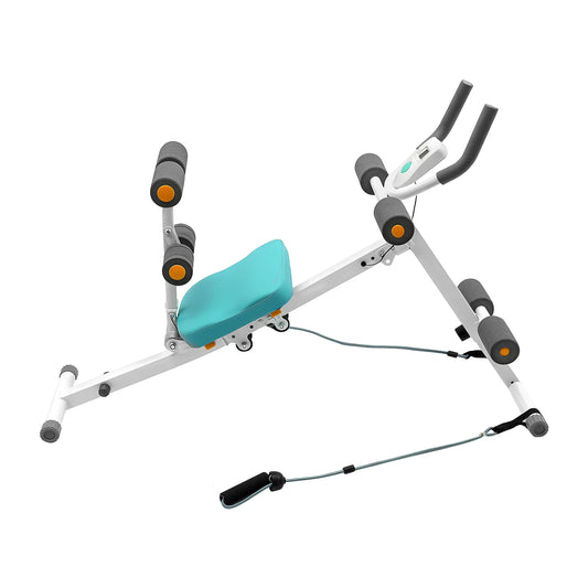 Adjustable Abs Exercise Machine 264lbs Capacity LCD Display With Bands