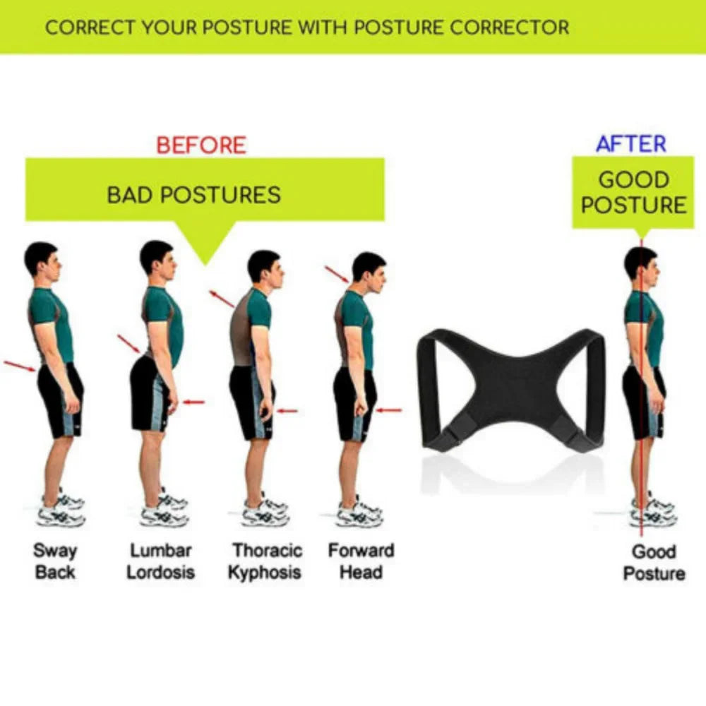 DEDOMON Posture Corrector Back Support Belt for Spine Pain