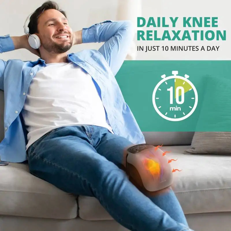 Medcursor Electric Heating Knee Pad Wireless Heated Massager With Vibration