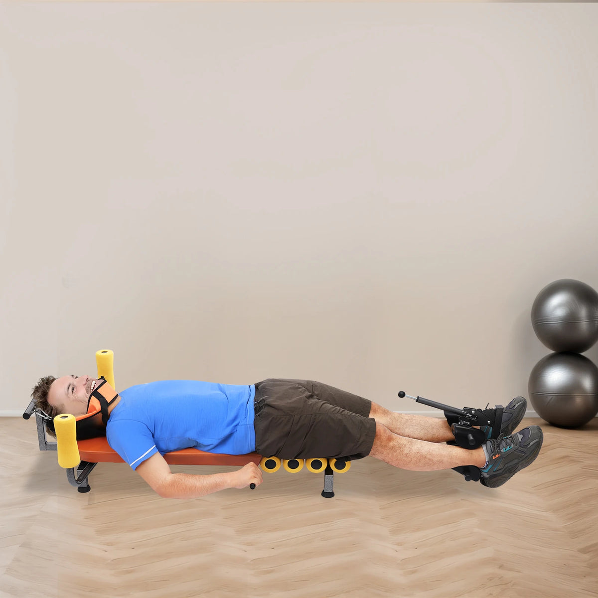 Adjustable Back Stretching Bench Neck Stretcher For Tension Relief