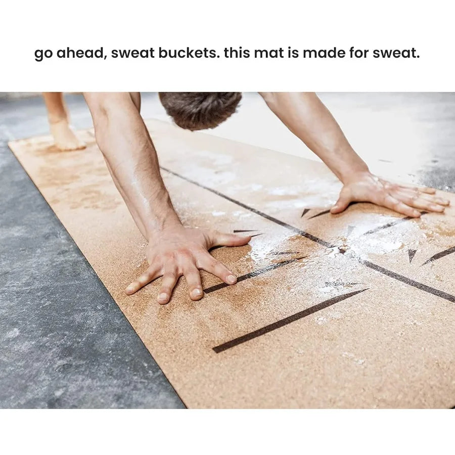 Hign-concerned CorkYogaMat For Enhanced Comfort And Superior Ergonomic Support Plus