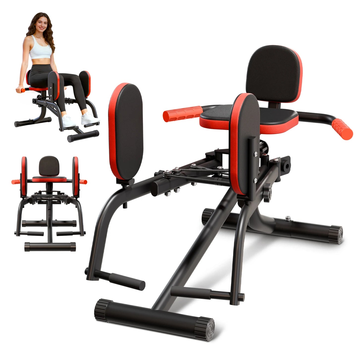 Foldable Dual Motion Hip Thigh Exercise Equipment Trainer
