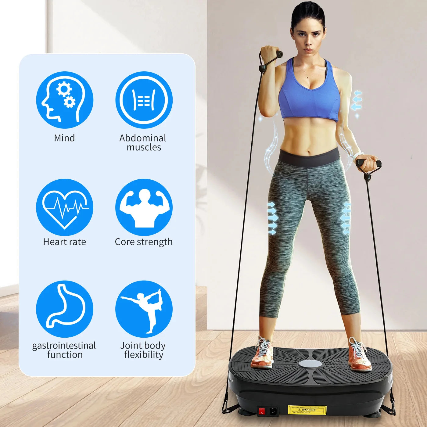 Vibration Plate Exercise Machine For Whole Body Workout Platform UltraPremiumProfessionalGrade
