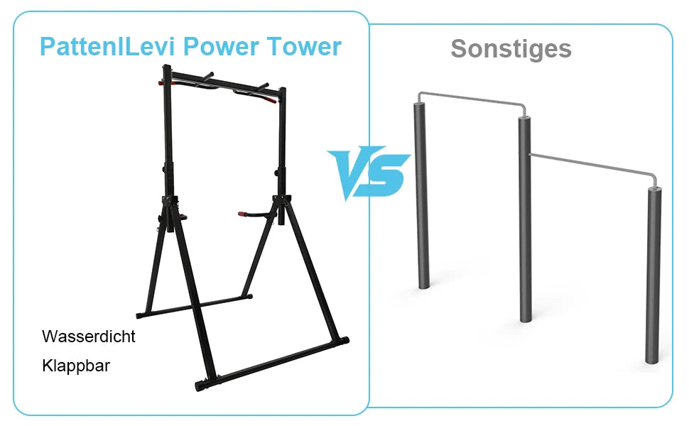 Adjustable Power Tower Pull Up And Dip Station Home Gym
