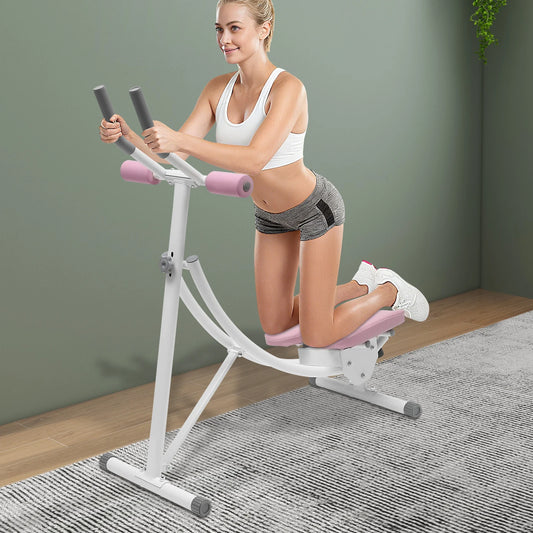 Ab Trainer Abdominal Workout Machine Carbon Steel 150kg Load