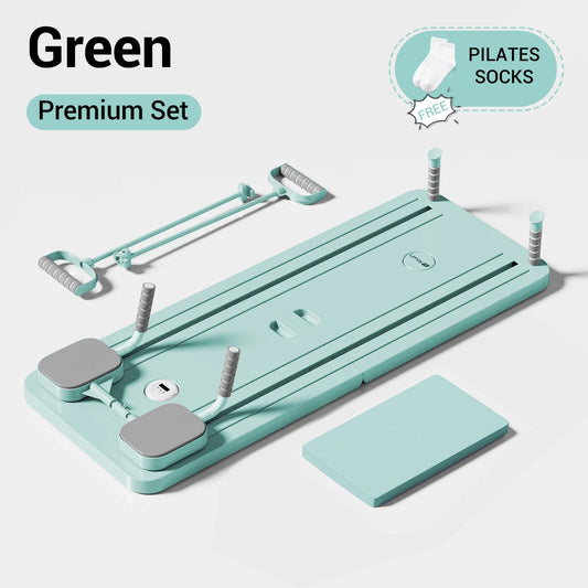 UMAY Multifunctional Home Pilates Board With Adjustable Resistance Timer