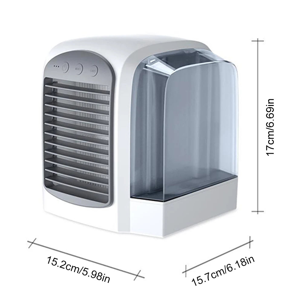 Alloet Efficient USBPowered Portable Humidifying Air Conditioner for Home Office