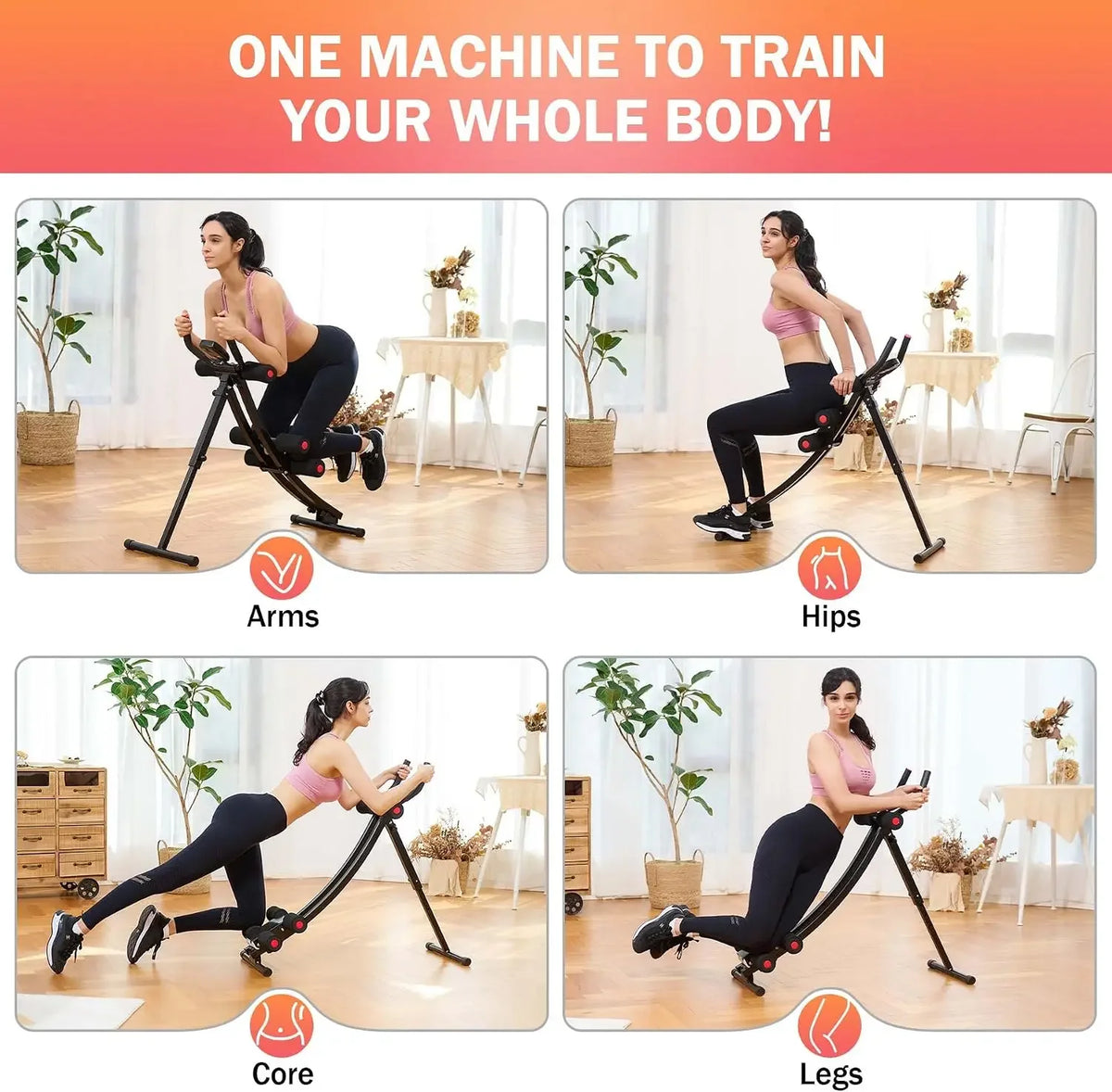 Zelus Ab Crunch Coaster Core Trainer For Home Gym Fitness