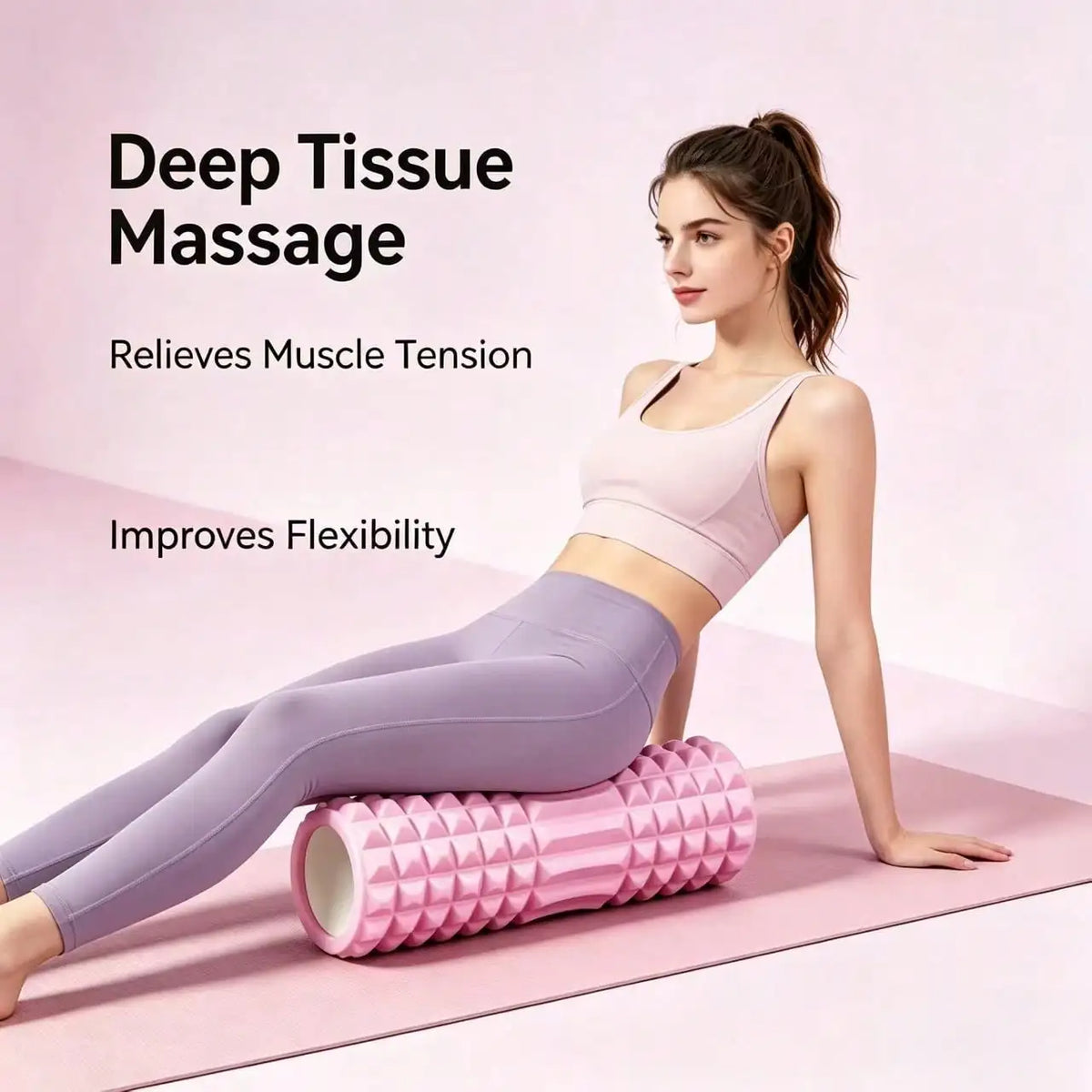 Yoga Stretch Resistance Bands For Pilates Mobility And Fitness