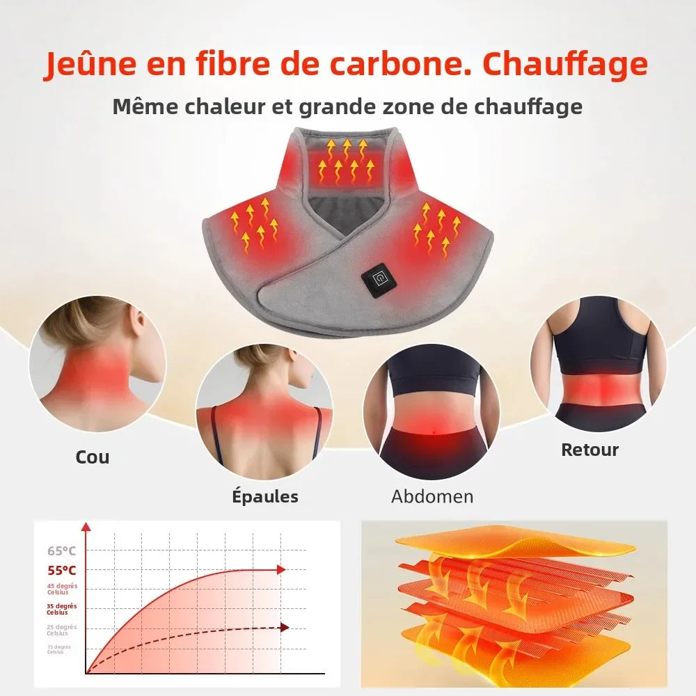 Electric Heating Shoulder Neck Pad USB Cervicalthermalcomfort Advancedthermotherapy Massagewrap