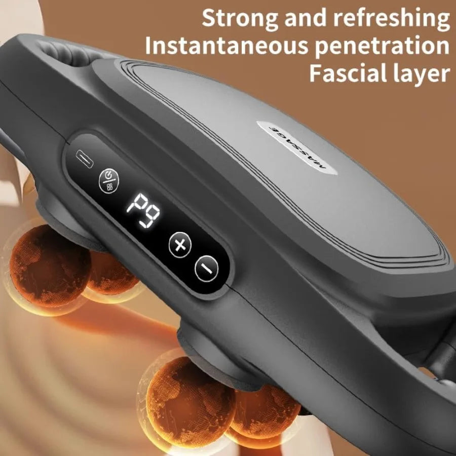 6Head Massage Gun Professional Handheld Massager With 9 Modes