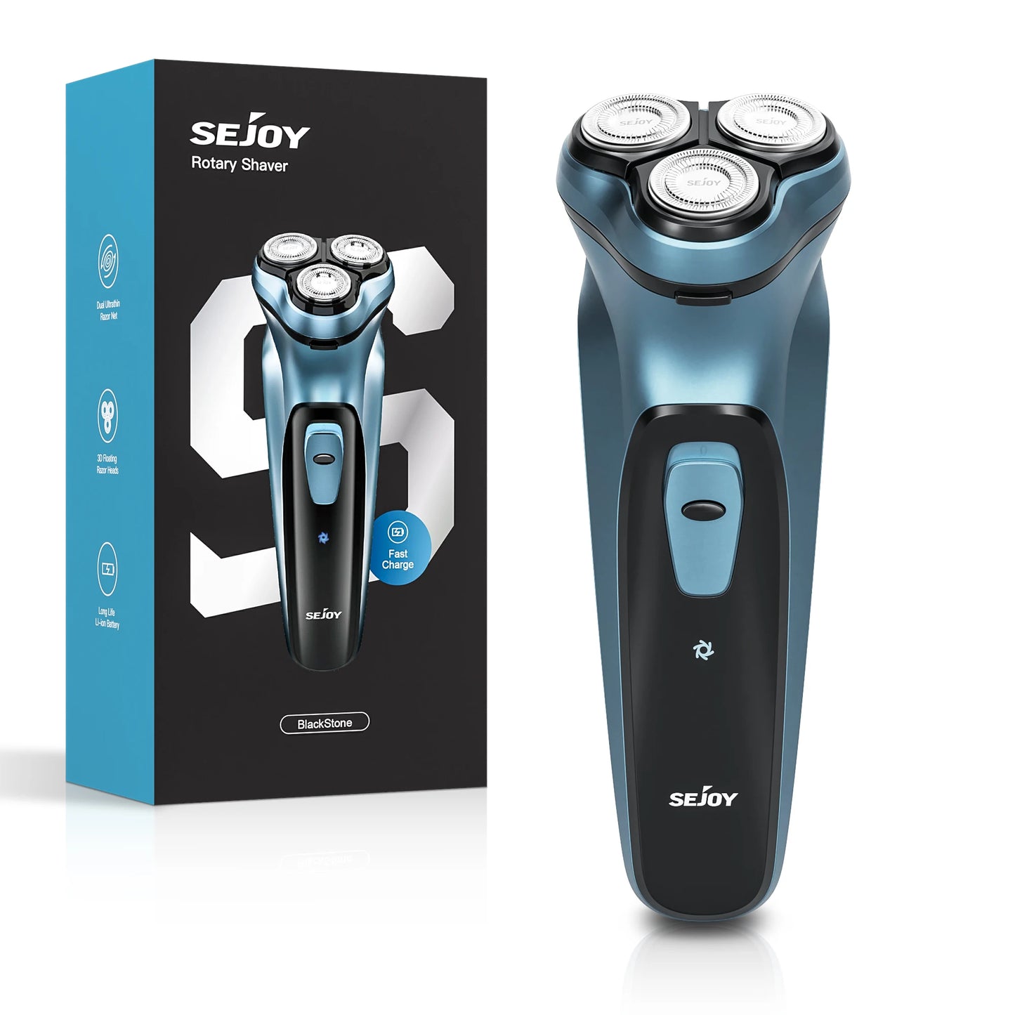 Sejoy 3D Floating Rechargeable Electric Shaver for Men