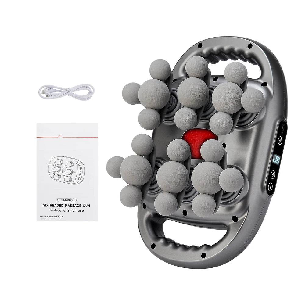 Foreverlily 22 Head Fascia Gun High Frequency Body Massager