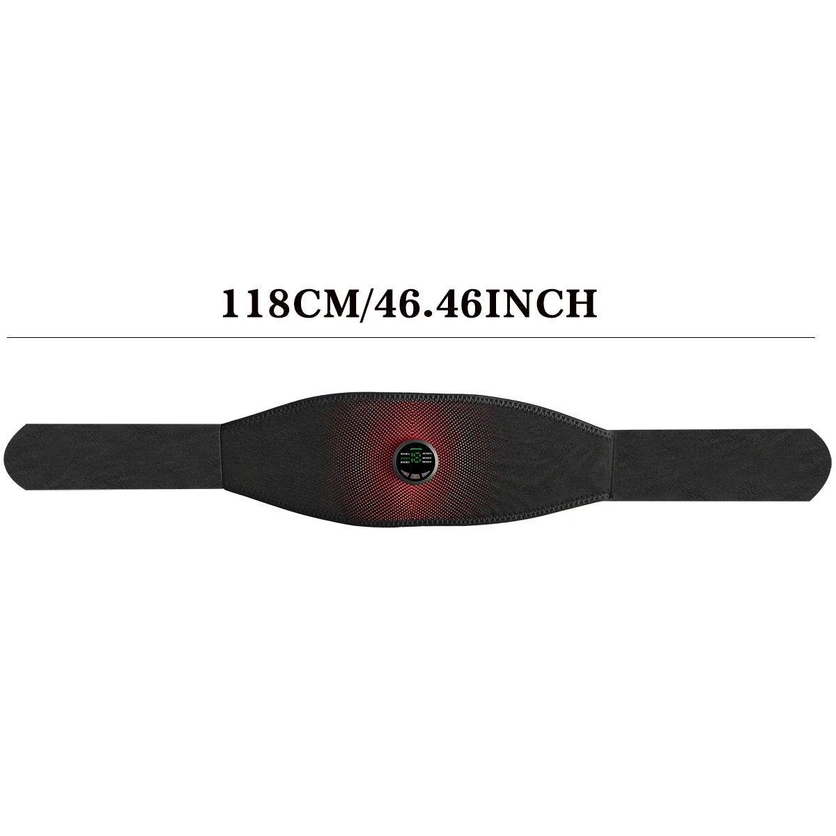 EMS Abdominal Muscle Stimulator Fitness Belt with 6 Modes And 18 Intensities USB Rechargeable EMS Muscle Massager Home Use Abdominal Trainer