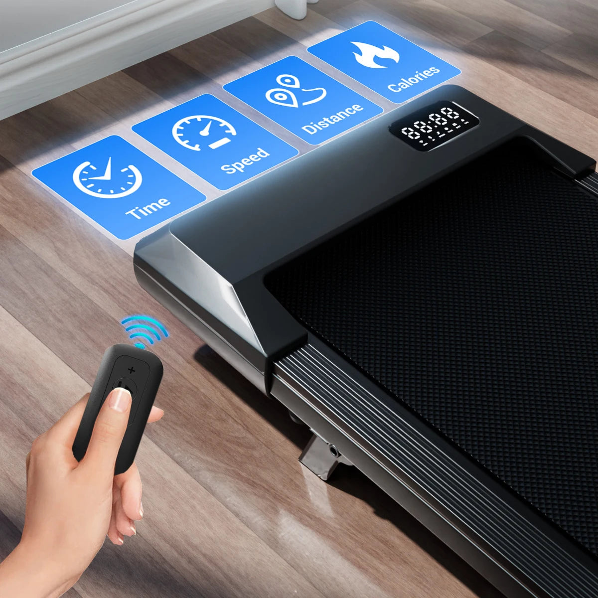 Superun Under Desk Treadmill 2.5 HP Quiet Walking Pad