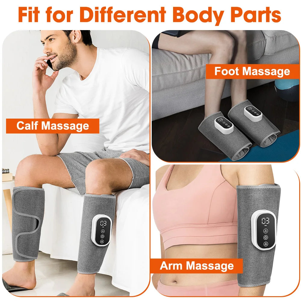 PASTSKY 360 Degree Wireless CalfAndLowerLeg Massager With ThreeMode Air Pressure