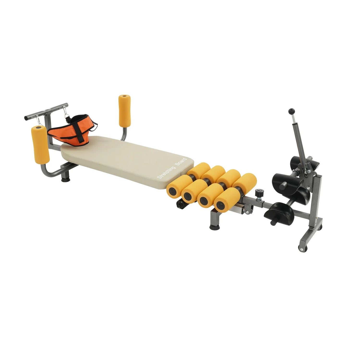 Electric Stretching Bench With Adjustable Back And Neck Relief