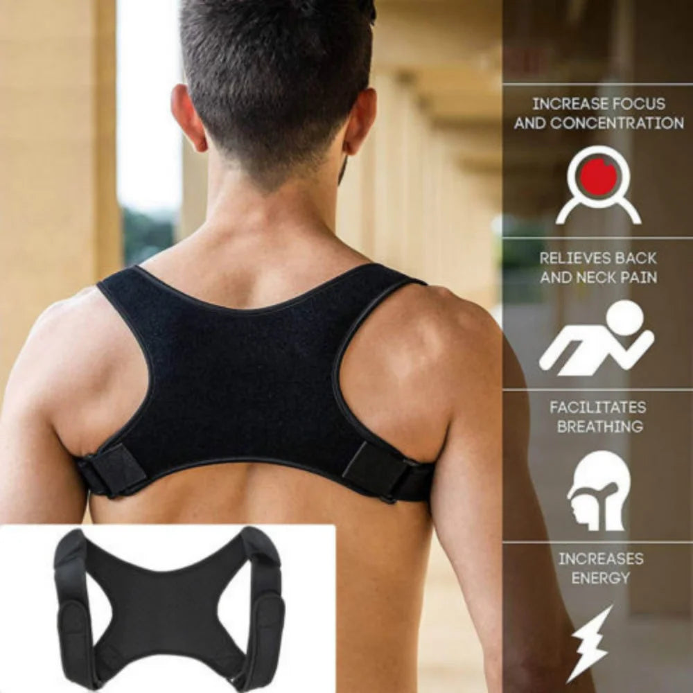 DEDOMON Posture Corrector Back Support Belt for Spine Pain
