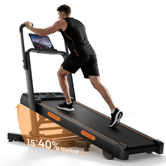 UMAY Folding Treadmill With 15 Percent Incline And 3.0HP Motor